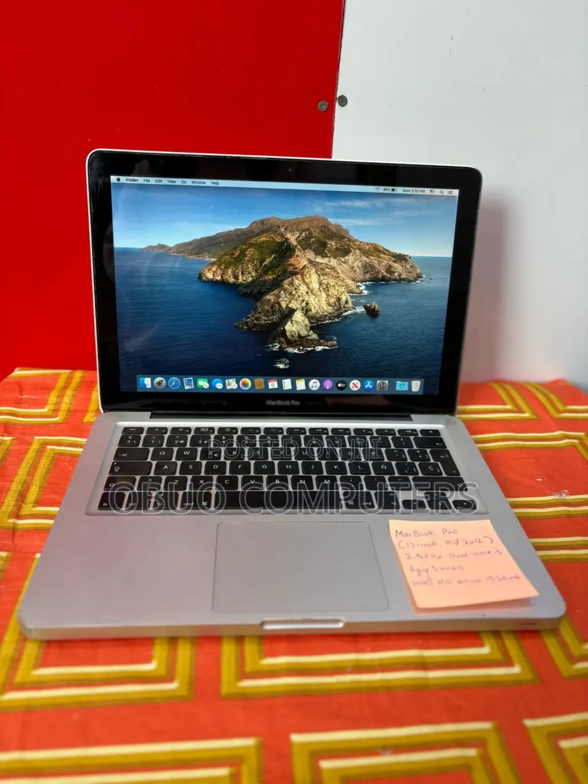 Laptop Apple MacBook 2012 8GB Intel Core I5 HDD 128GB