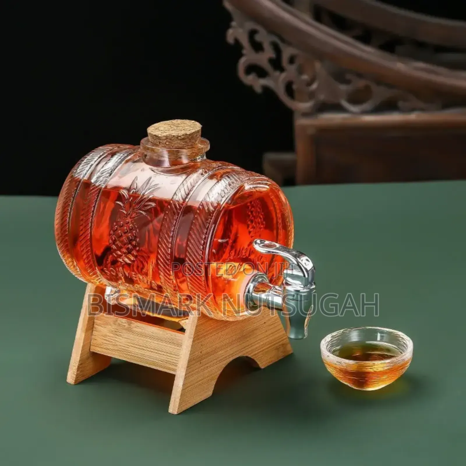 Glass Juice Drink Dispenser Barrels