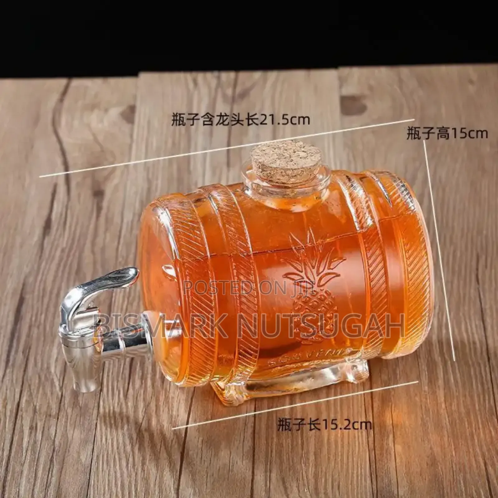 Glass Juice Drink Dispenser Barrels