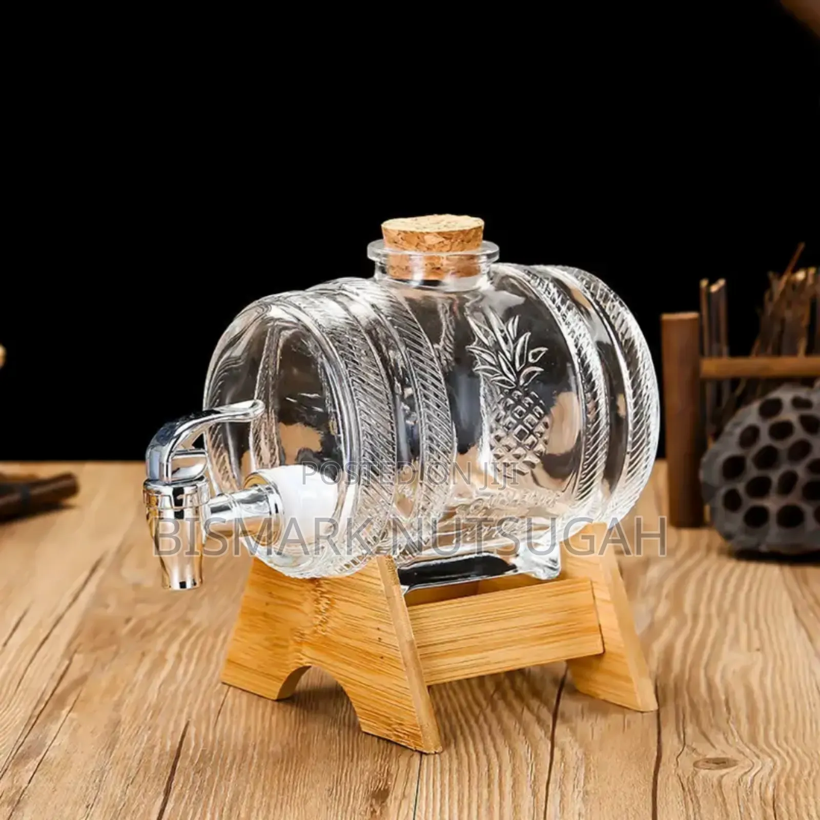 Glass Juice Drink Dispenser Barrels