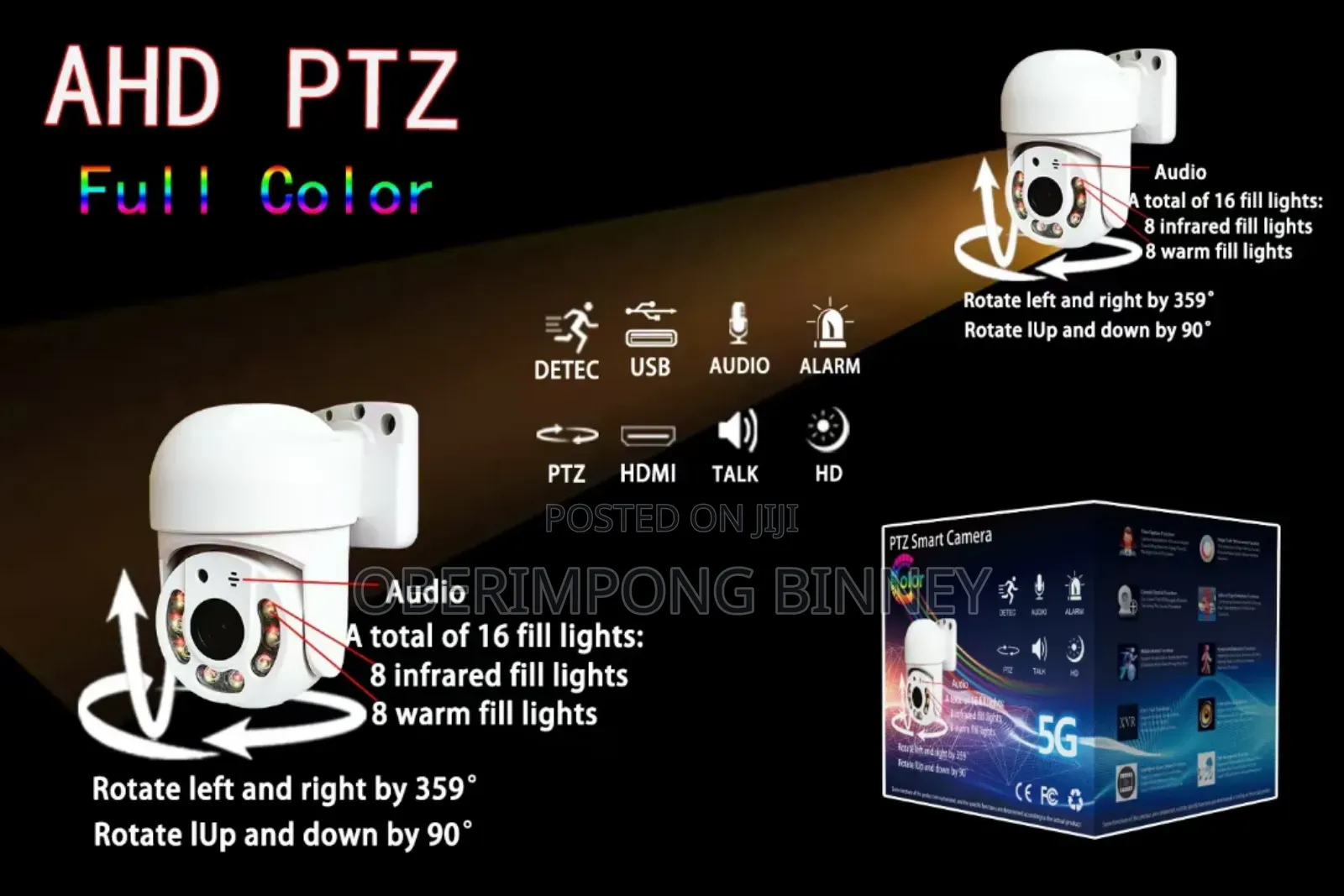 CCTV PTZ Analog 2 Way Audio Kit