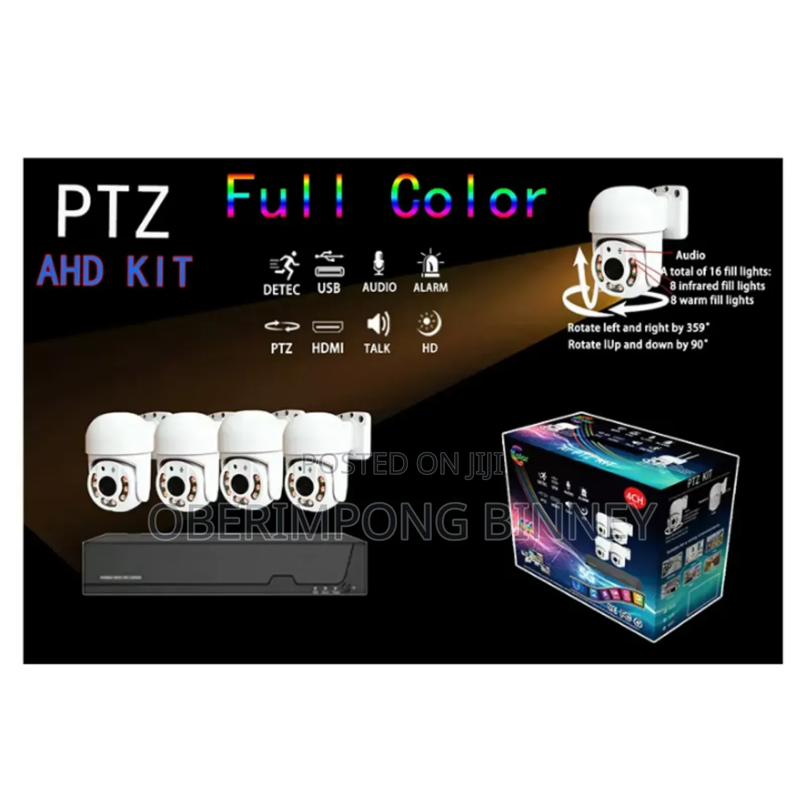 CCTV PTZ Analog 2 Way Audio Kit