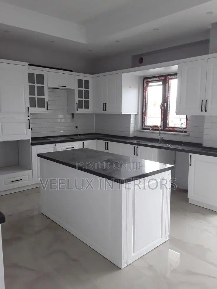 Solid Wood Kitchen Cabinets With Fridge Dishwasher