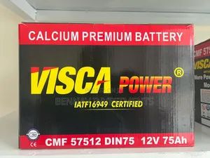 Visca Power 15 Plates Battery 12v 75ah