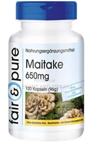 Maitake 650mg Mushroom, 120 Capsules,