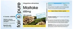 Maitake 650mg Mushroom, 120 Capsules,