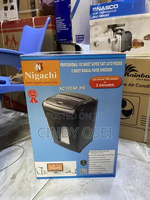 20th Century Nigachi Xc100af 100sheets Cc Paper Shredder