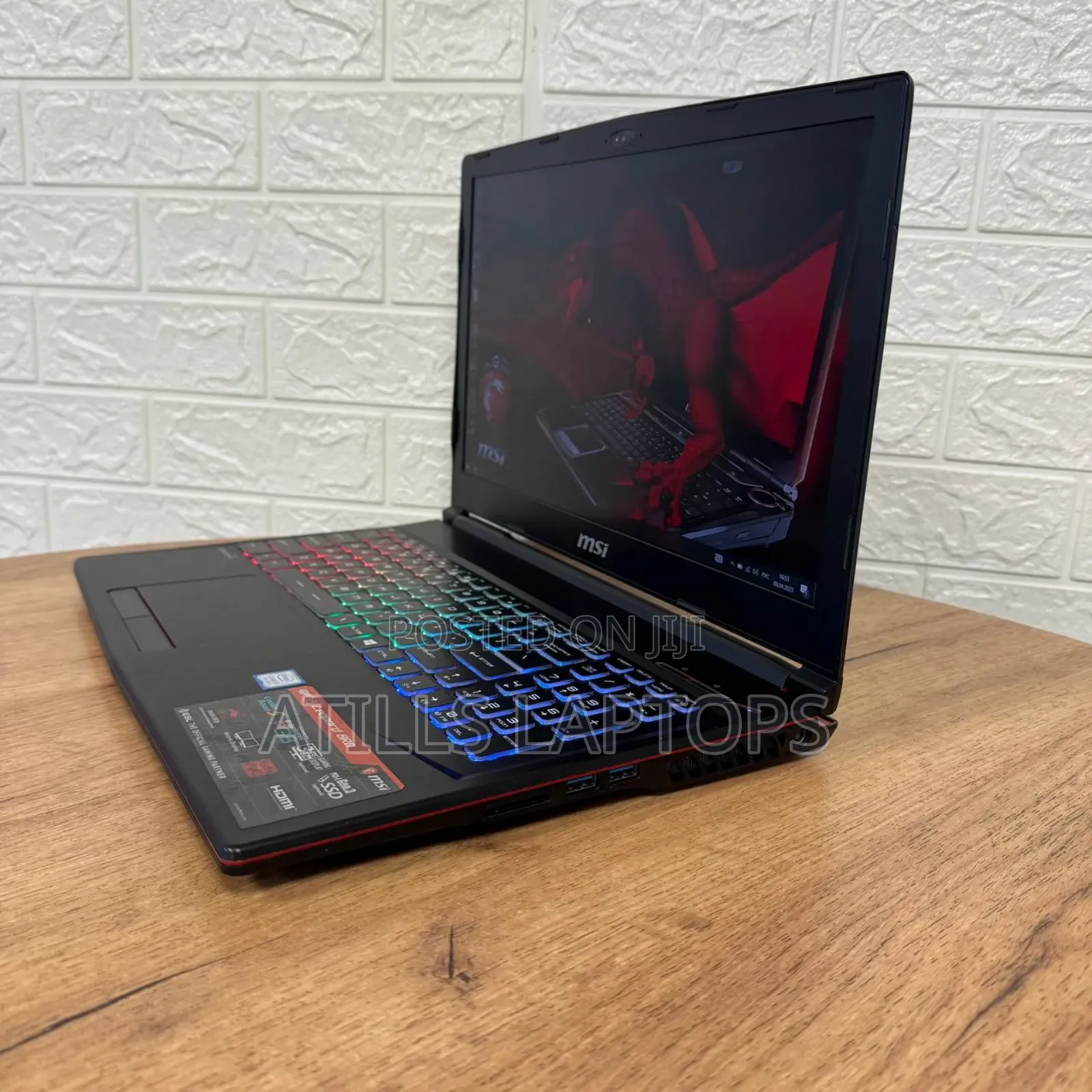 Laptop MSI GP63 Leopard 8RE 16GB Intel Core I7 SSD 512GB