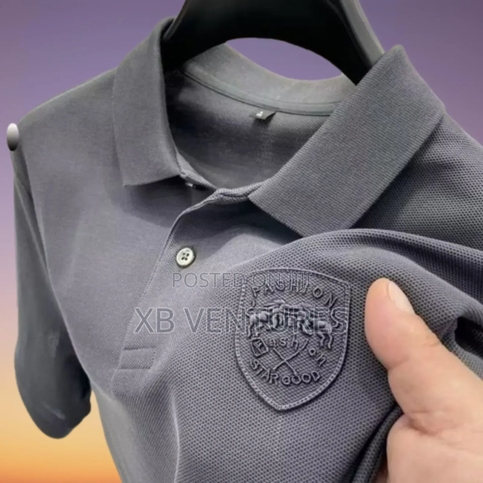Hot Sale Stand Collar Casual Business Mens Polos Shirts