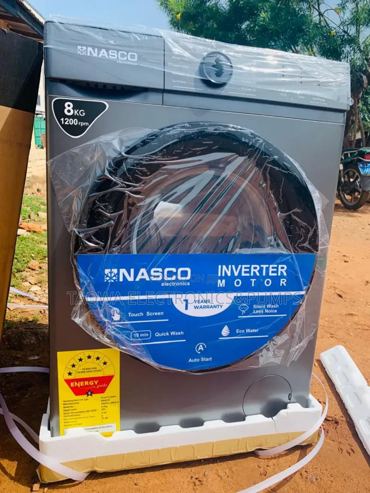 Quick Wash, Inverter Nasco 8.0kg Front Load Inverter