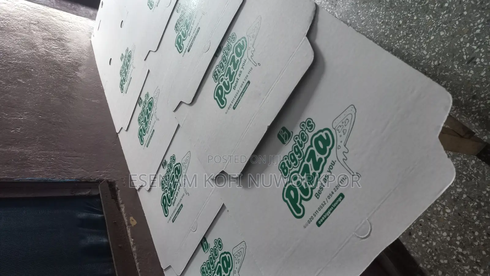 Printed Pizza Boxes
