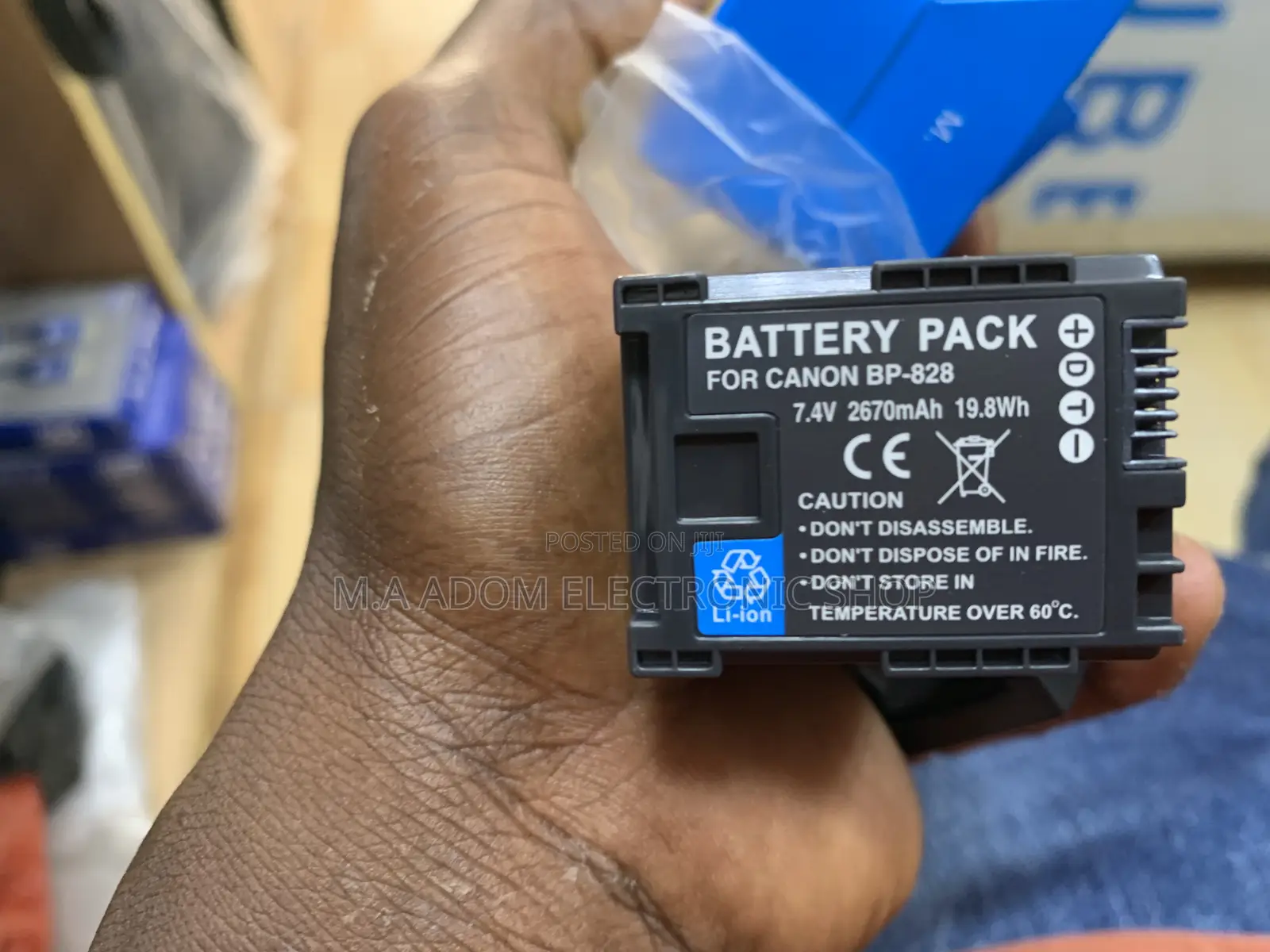 Canon Bp 828 Battery for Camcorder for G40 G30 G10