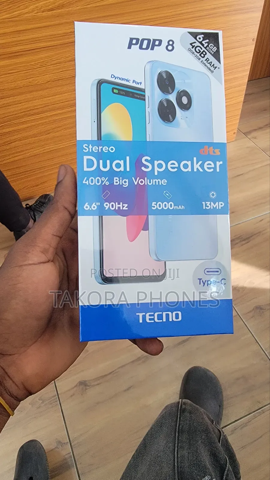 New Tecno Pop 8 64 GB Black