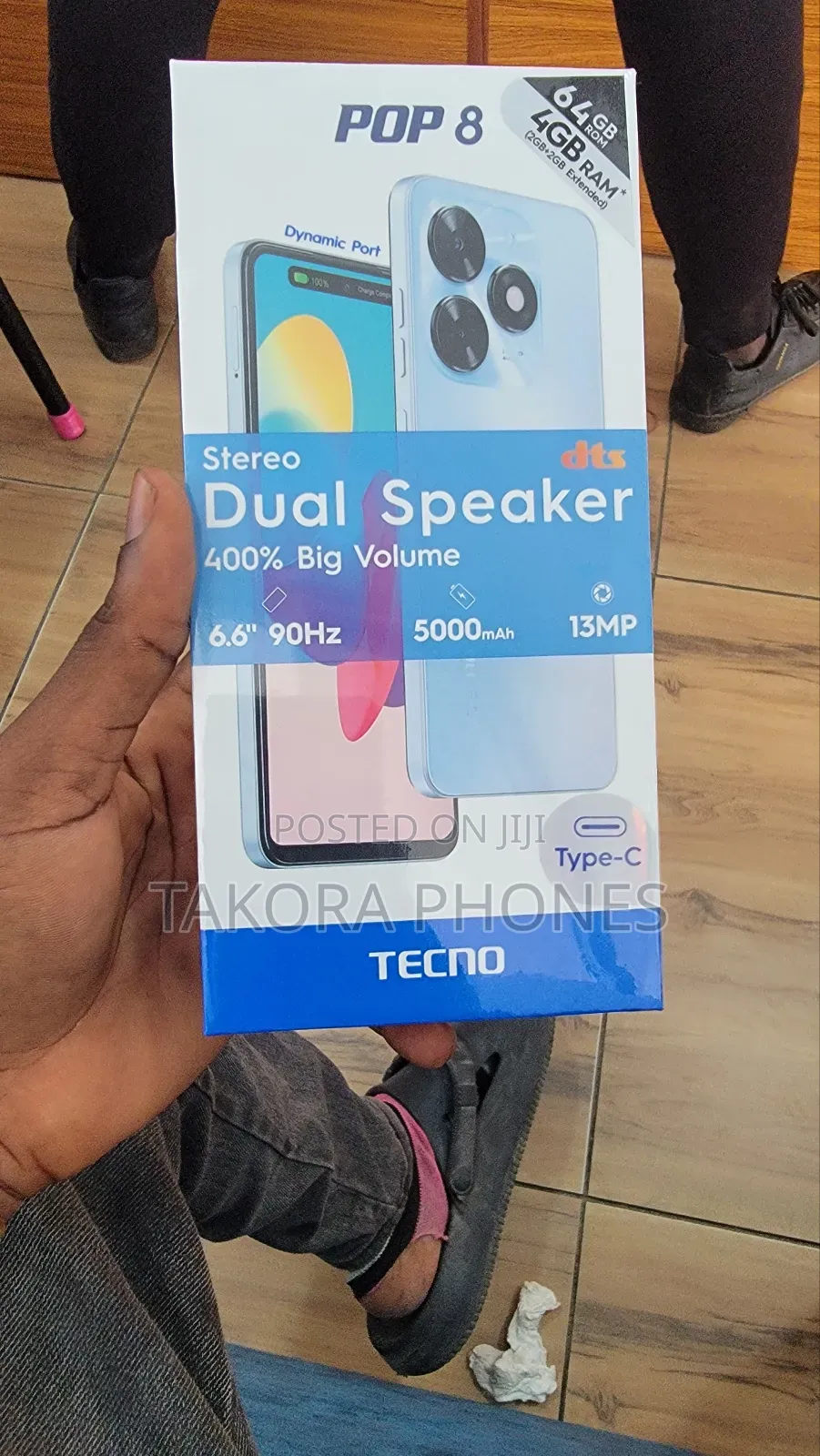 New Tecno Pop 8 64 GB Black