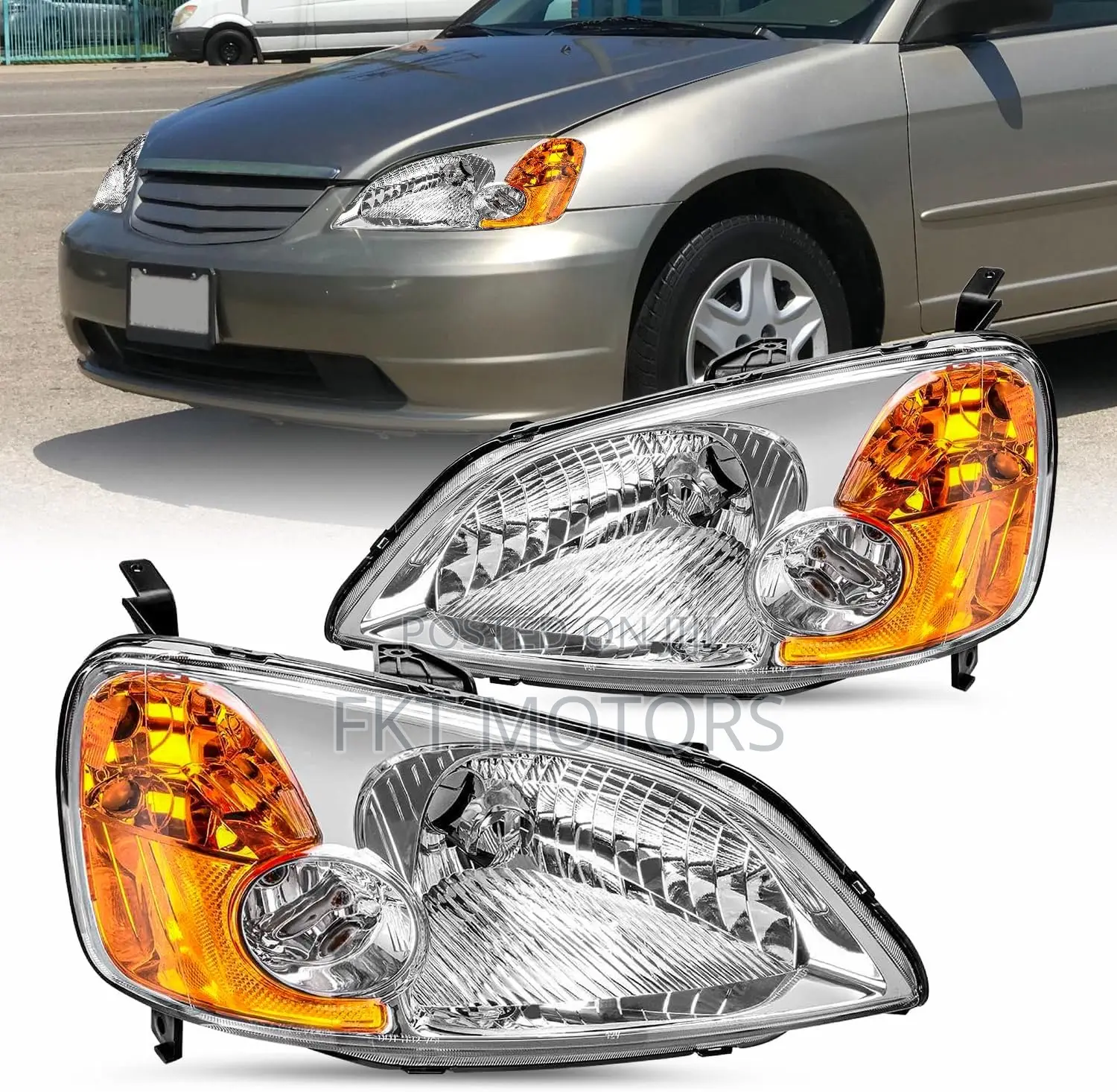 Honda Civic Headlight 2002,2001,2002,2003,2004,2005,2006
