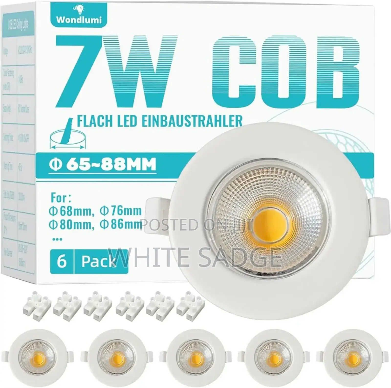 (457) Correct Ambient 7watts Spot Light 3color