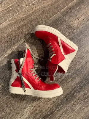 Rick Owens Geobasket Red