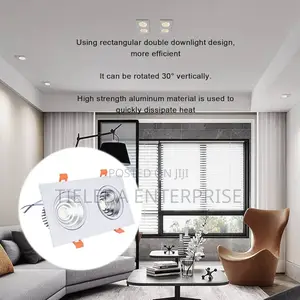 (901)Rectangular Down Led Light Double 3color