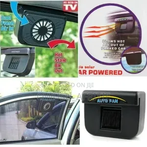 Solar Cooling Window Fan for Cars