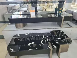Luxurious Marble Tv Stand With Centre Table