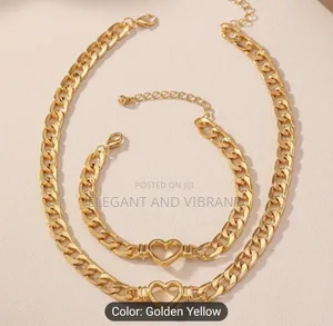 Ladies Necklace in Gold Colour, for Adults, Girls and Kids