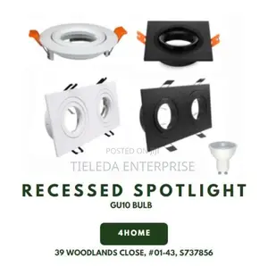 Pop Spot Light Recessed Single and Double Frame