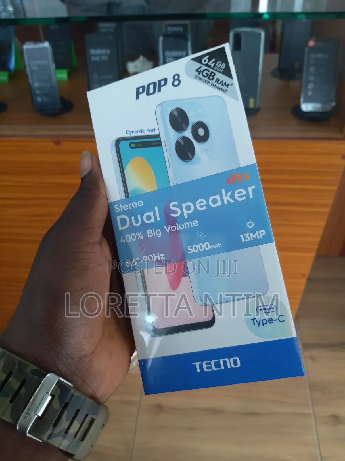 New Tecno Pop 8 64 GB Black