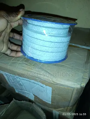 16mm, 14mm, 12mm Gland Packing Seal Ptfe White High Temperat
