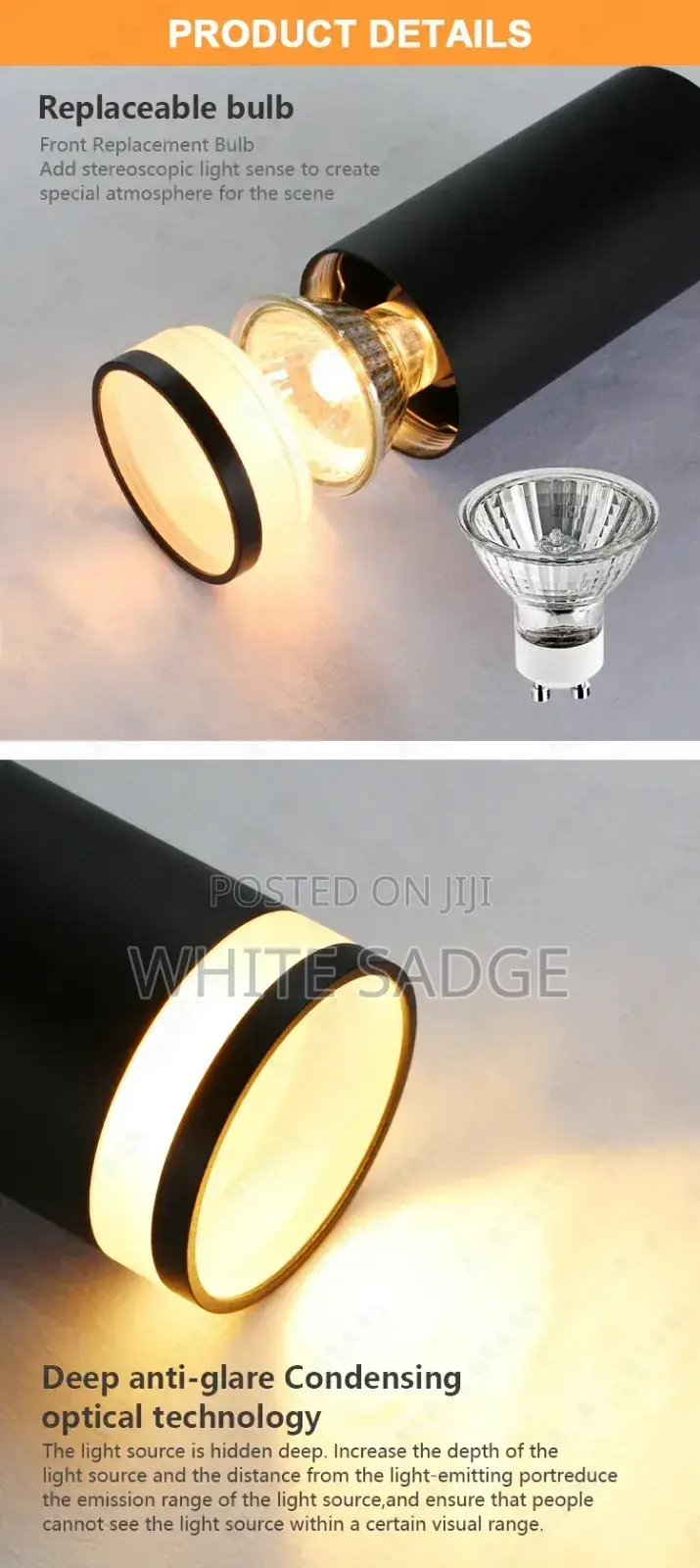 Gu10 Replacement Track Surface Light