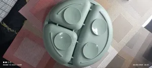 3pcs Baby Silicone Dining Plates