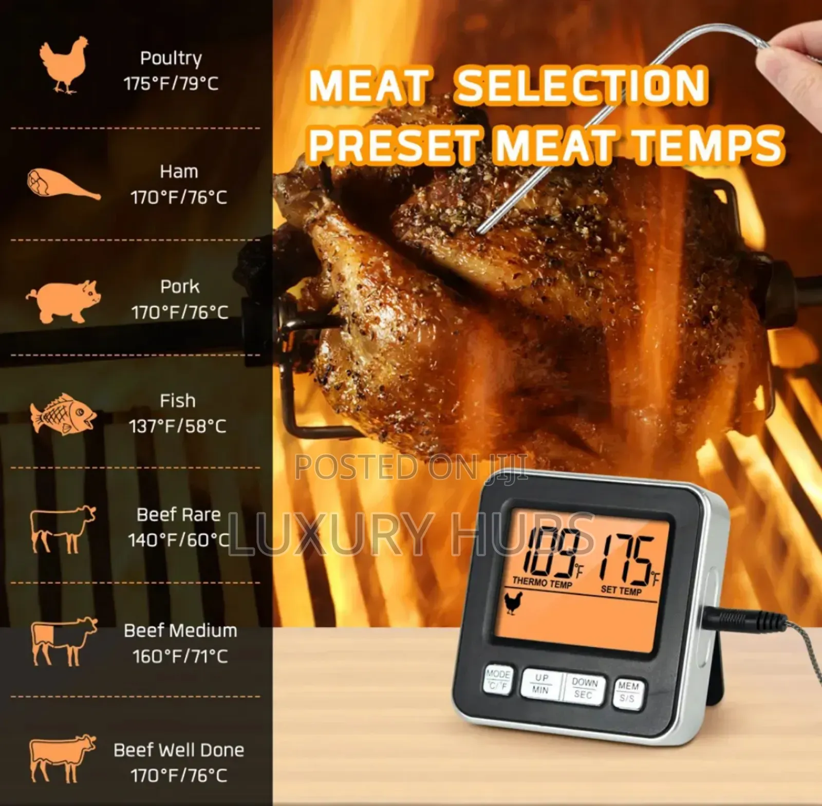 Food Thermometer Meat Timer in Oyarifa - Kitchen Appliances, Luxury ...