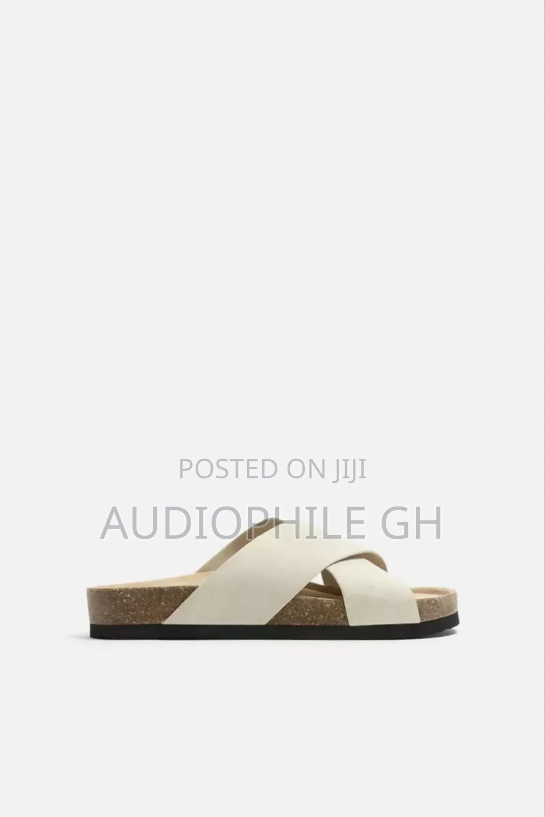 Zara Cross-Strap Leather Sandals