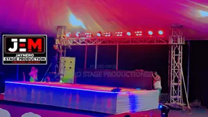 Conference Stage ,Truss, Light Setup for Rent |Jaynero Stage