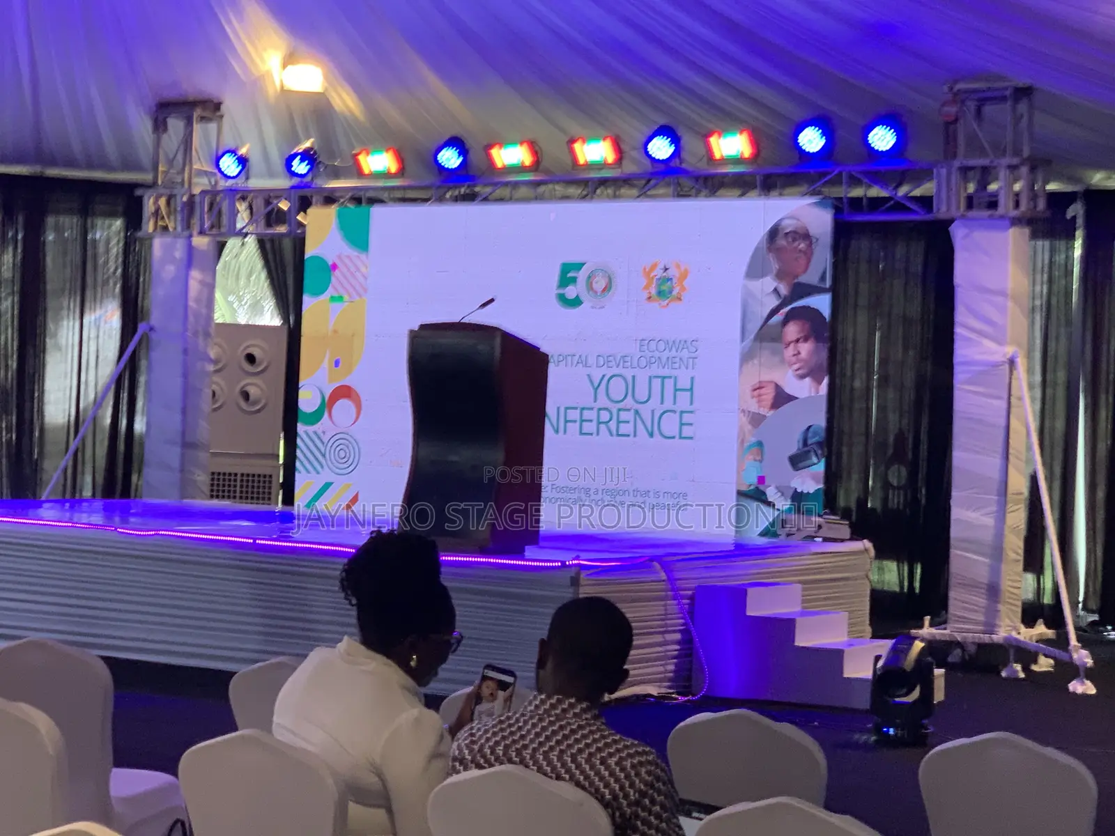 Conference Stage ,Truss, Light Setup for Rent |Jaynero Stage