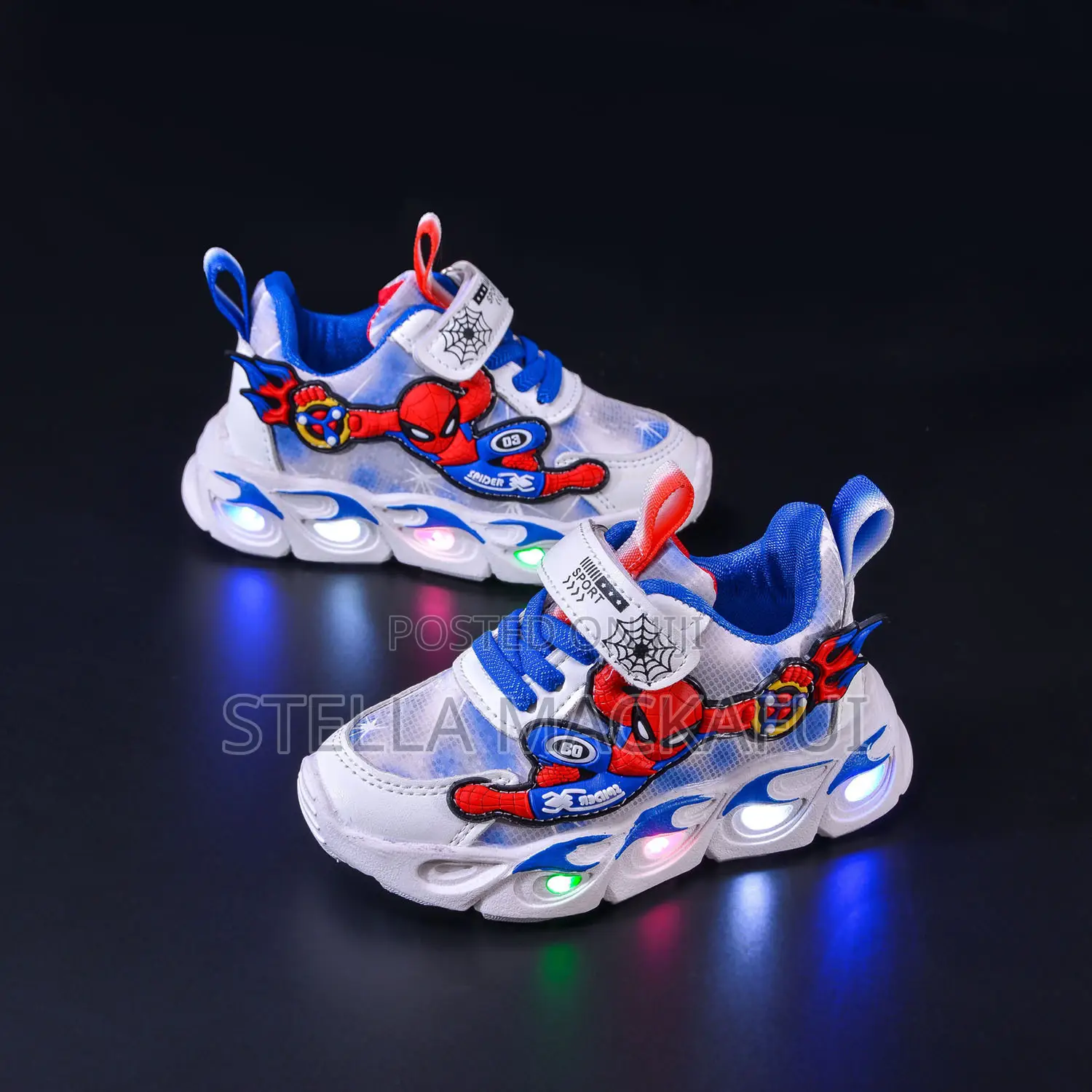 Spider-Man Led Sneakers Sizes 30 Only