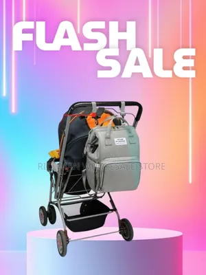 Portable Folding Crib Large Capacity Baby Backpack - Grey