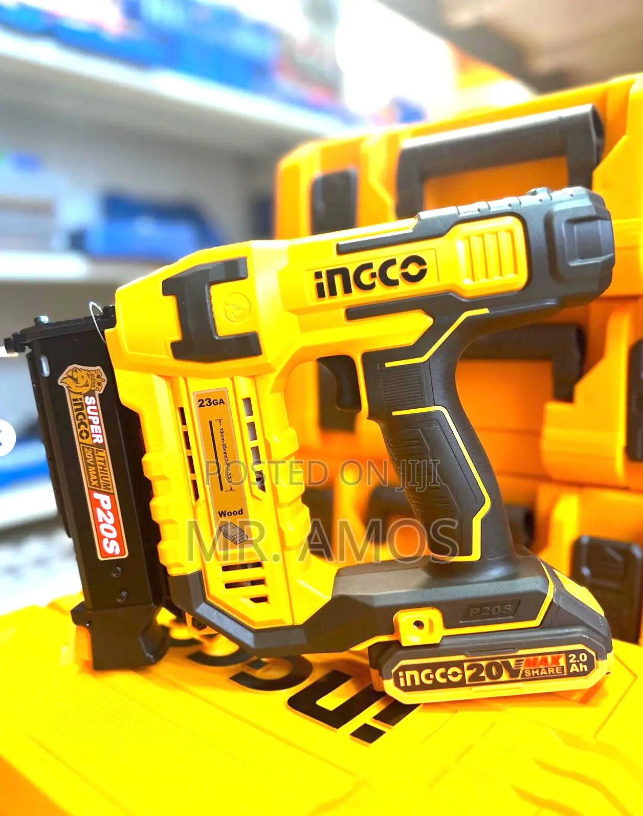 20v Lithium-Ion Cordless Pin Nailer – Cbnli3606