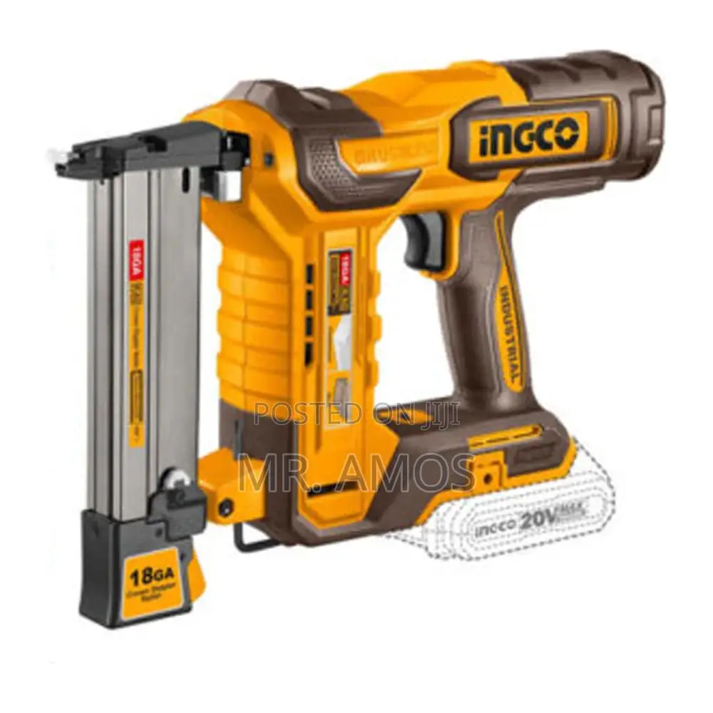 ~ Cordless Bl Crown Stapler Nailer Kit - Ccsnli6008