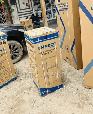 Shop Wonderful Nasco Nasf2-13fl 2 Door Fridge(Silver).