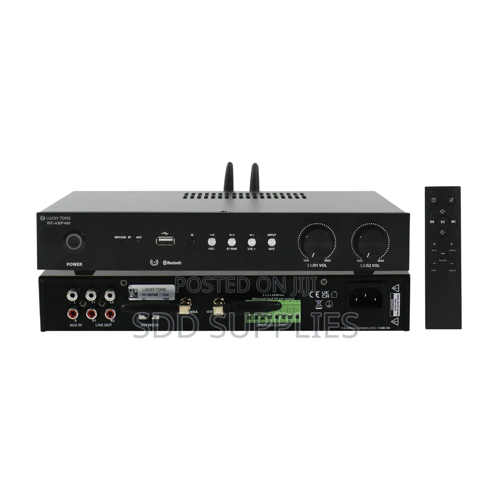Wifi Multiroom 4 Channels Audio Amplifier 240 Watts