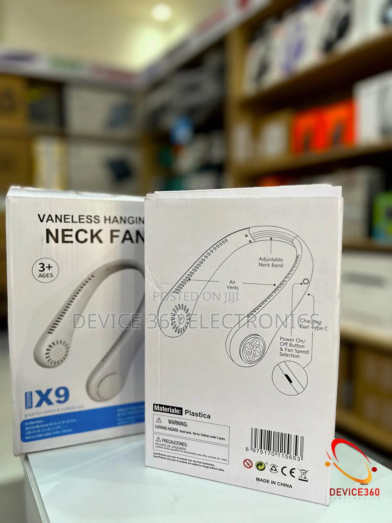 X9 Vaneless Hanging Neck Fan