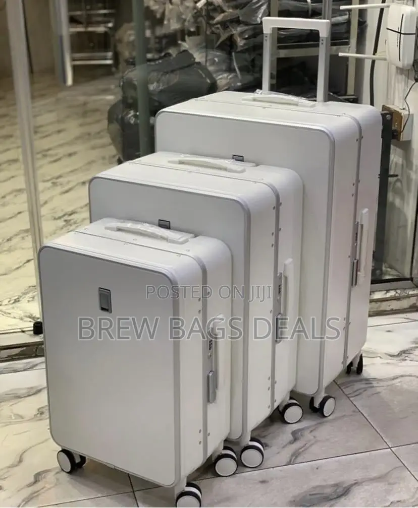 Luxury Luggage 3set Code Locks Only No Zip Suitcase