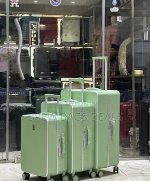 Luxury Luggage 3set Code Locks Only No Zip Suitcase