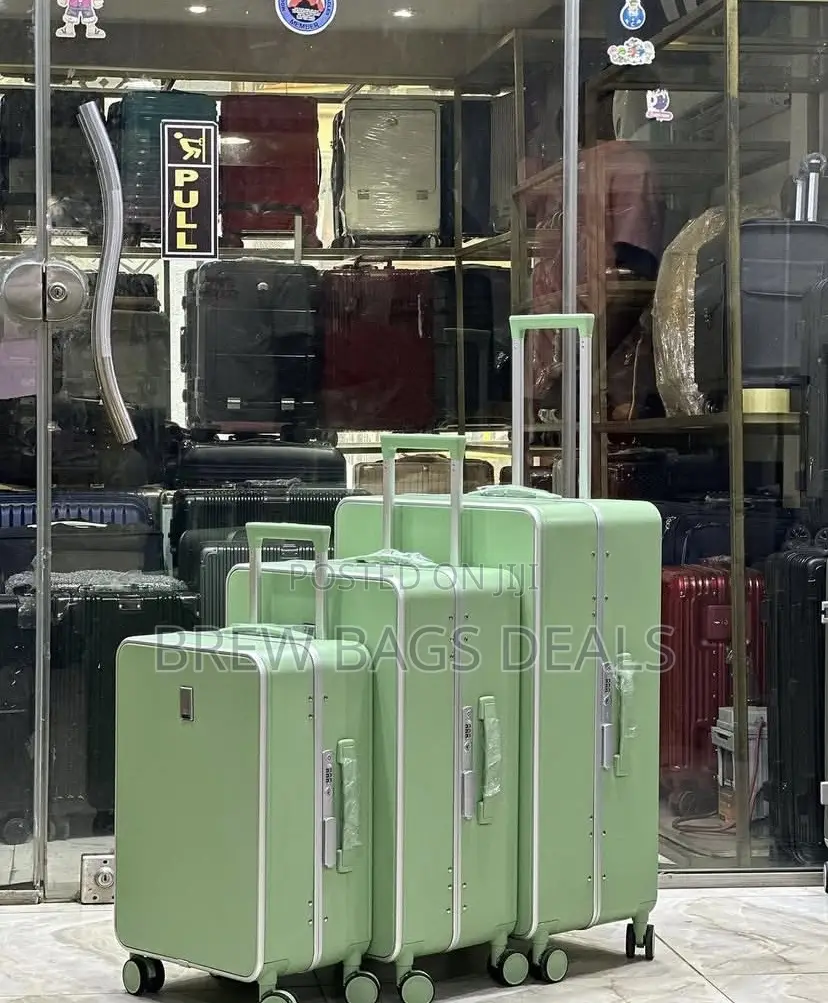 Luxury Luggage 3set Code Locks Only No Zip Suitcase
