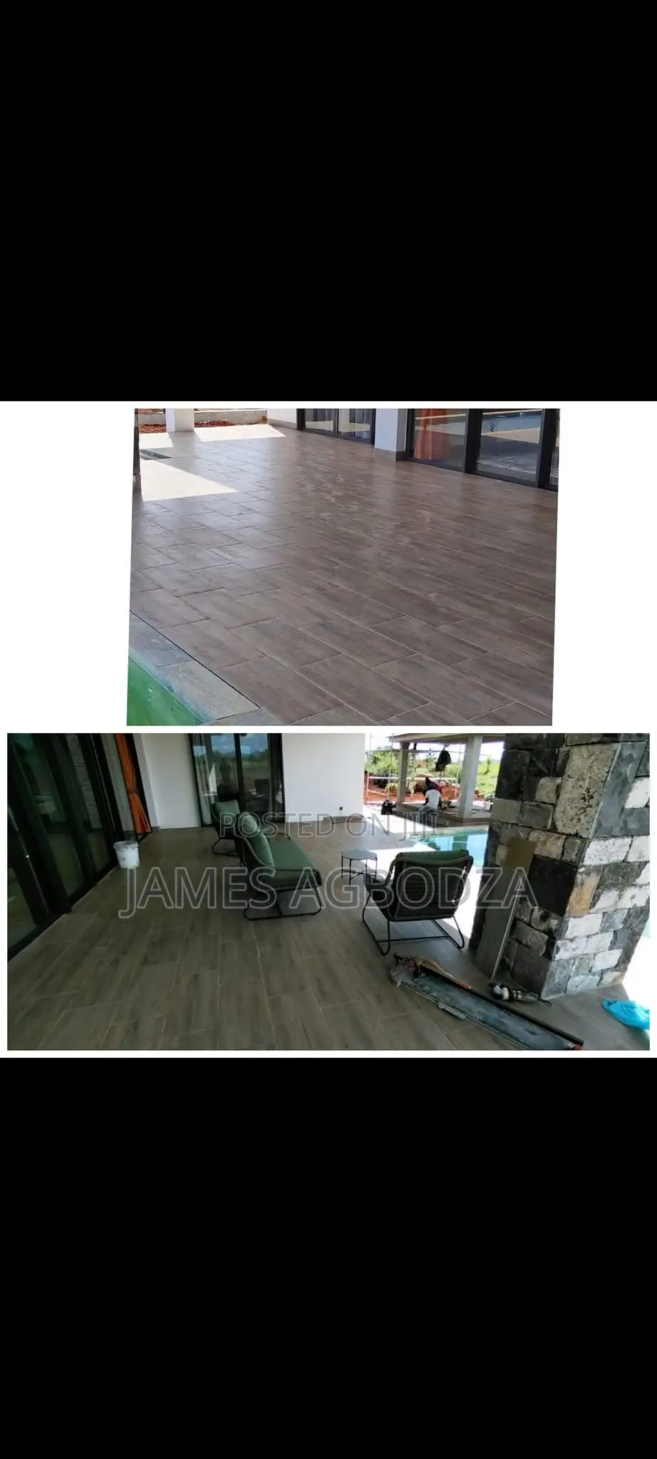 Good Finishing in Tiling.