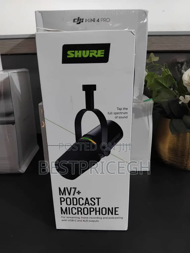 Shure Mv7+ Podcast Dynamic Microphone