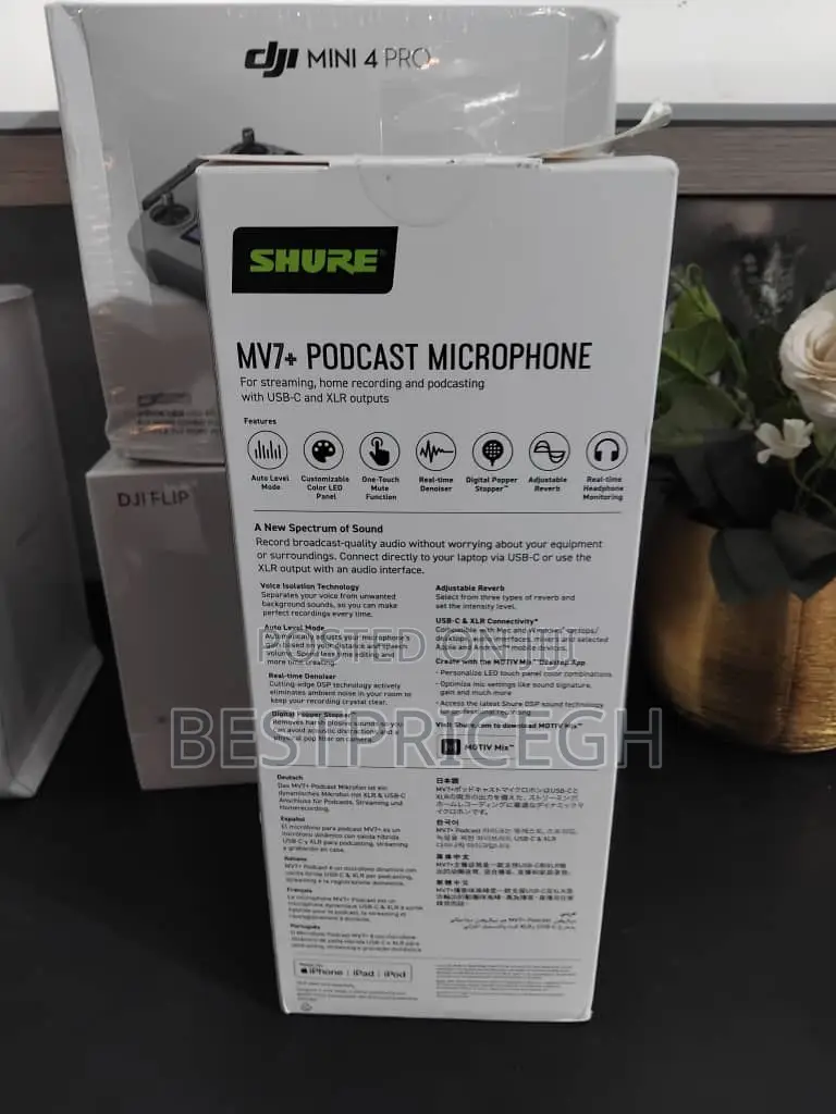 Shure Mv7+ Podcast Dynamic Microphone