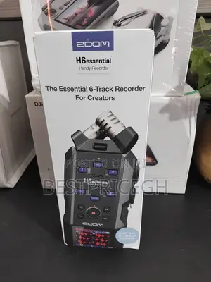 Zoom H6essential 6-Track 32-Bit Float Portable Recorder.