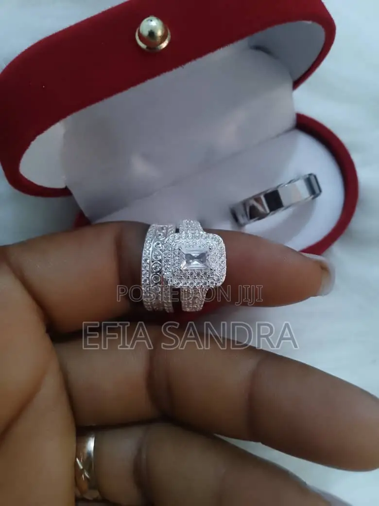 Quality 925 Silver Ring Set Avialable
