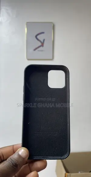 iPhone 12 High Black Silicone Case